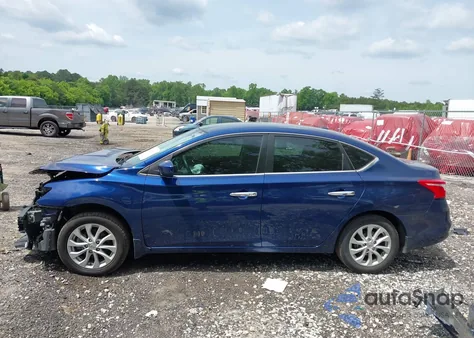 2019 Nissan Sentra Sv из США, поврежденный, VIN 3N1AB7AP8KY365895